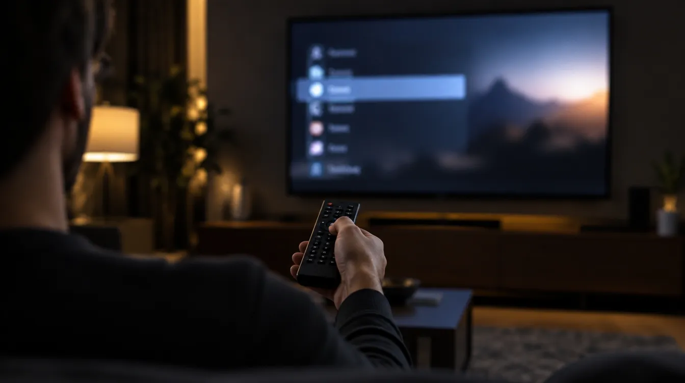 Een IPTV app installeren op een smart tv met de afstandsbediening